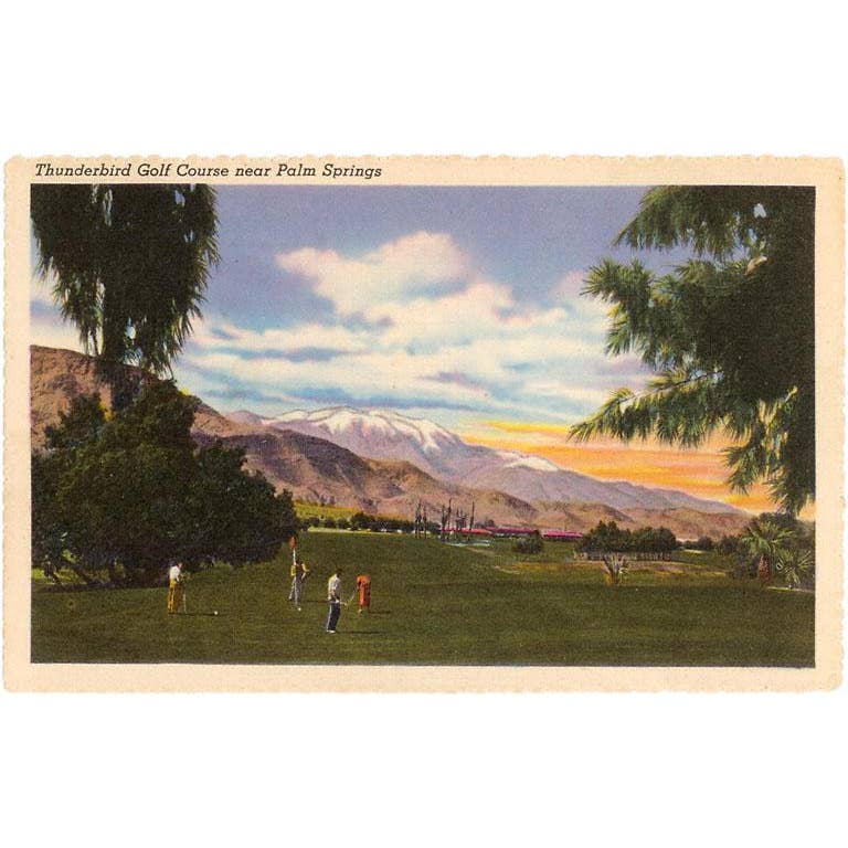 Thunderbird Golf Course Palm Springs Greeting Card