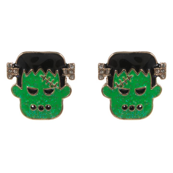 Halloween Frankenstein Earrings