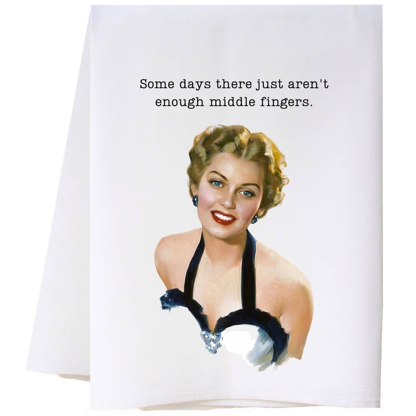 Some Days Flour Sack Tea Towel