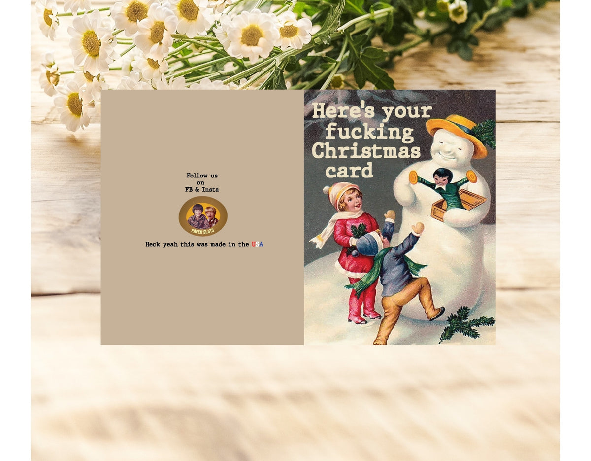 Here's Your F'n Christmas Card