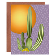 Cactus Vintage Western Blank Notecard - Boxed Set of 8