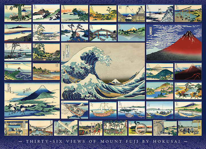 Hokusai Jigsaw Puzzle - 1000 Pieces