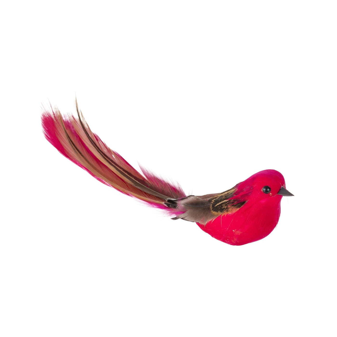 Fuchsia Bird Clip On Ornament