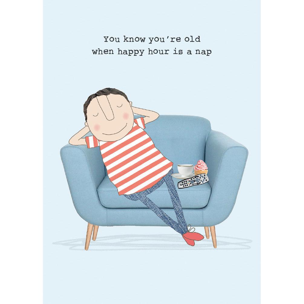 Happy Nap Birthday Card