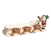 Santa Sleigh Cracker Dish