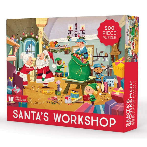 Santa's Workshop 500 Piece Puzzle