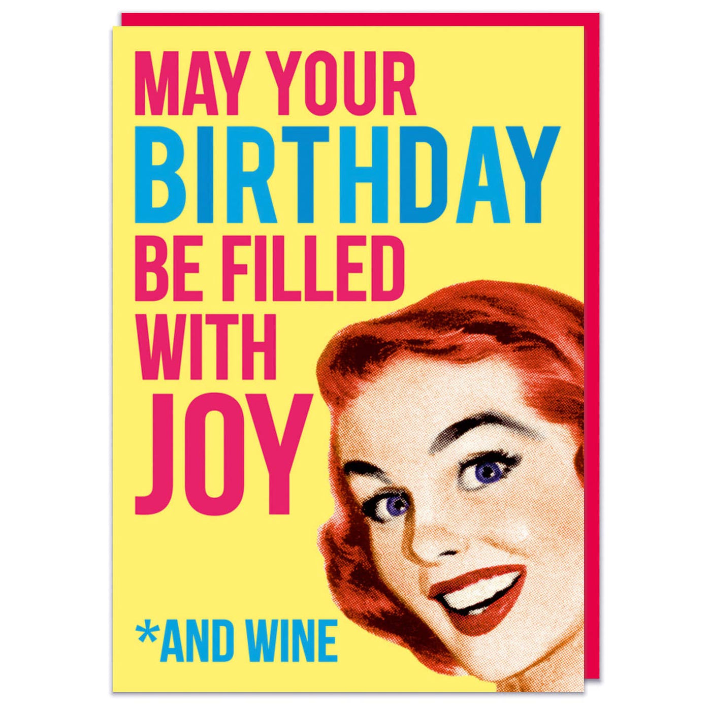 May Your Birthday Be Filled With Joy Oversized Birthday Card