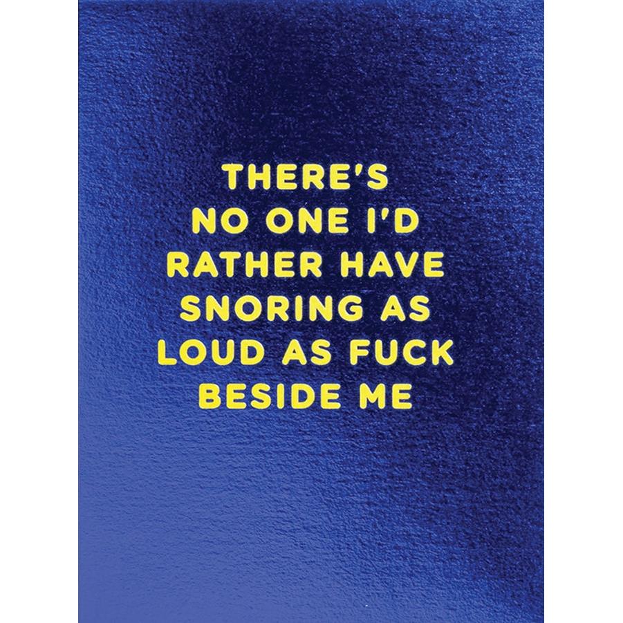 Snoring Greeting Card - Just Fabulous Palm Springs