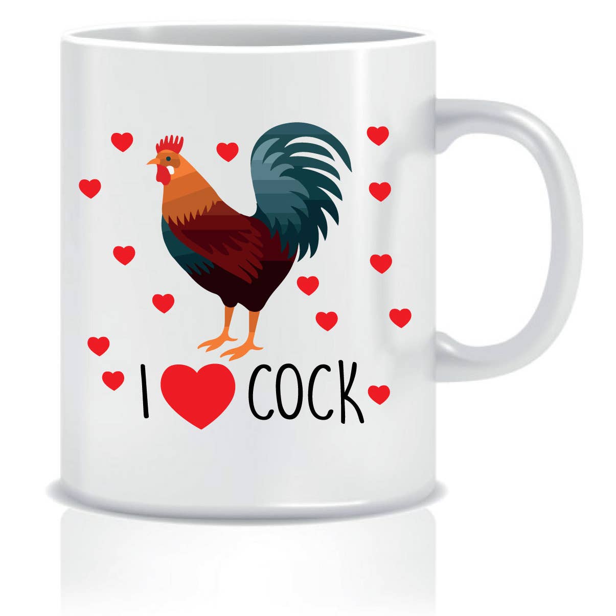 I Heart Cock Mug - Just Fabulous Palm Springs