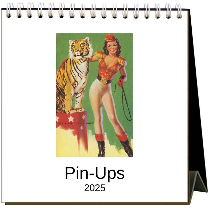 2025 Pin-Ups Easel Desk Calendar