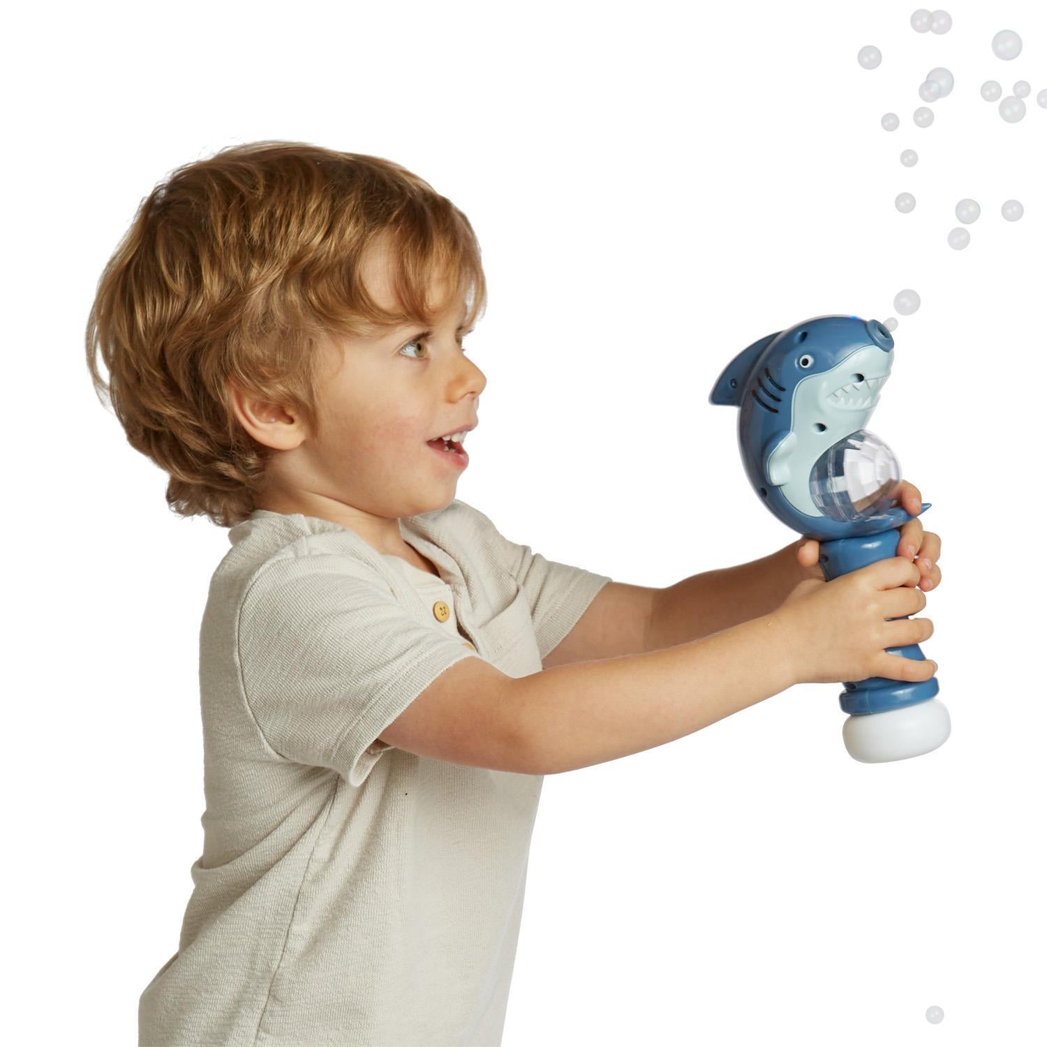 LED Illuminating Bubble Wand Blower - Shark