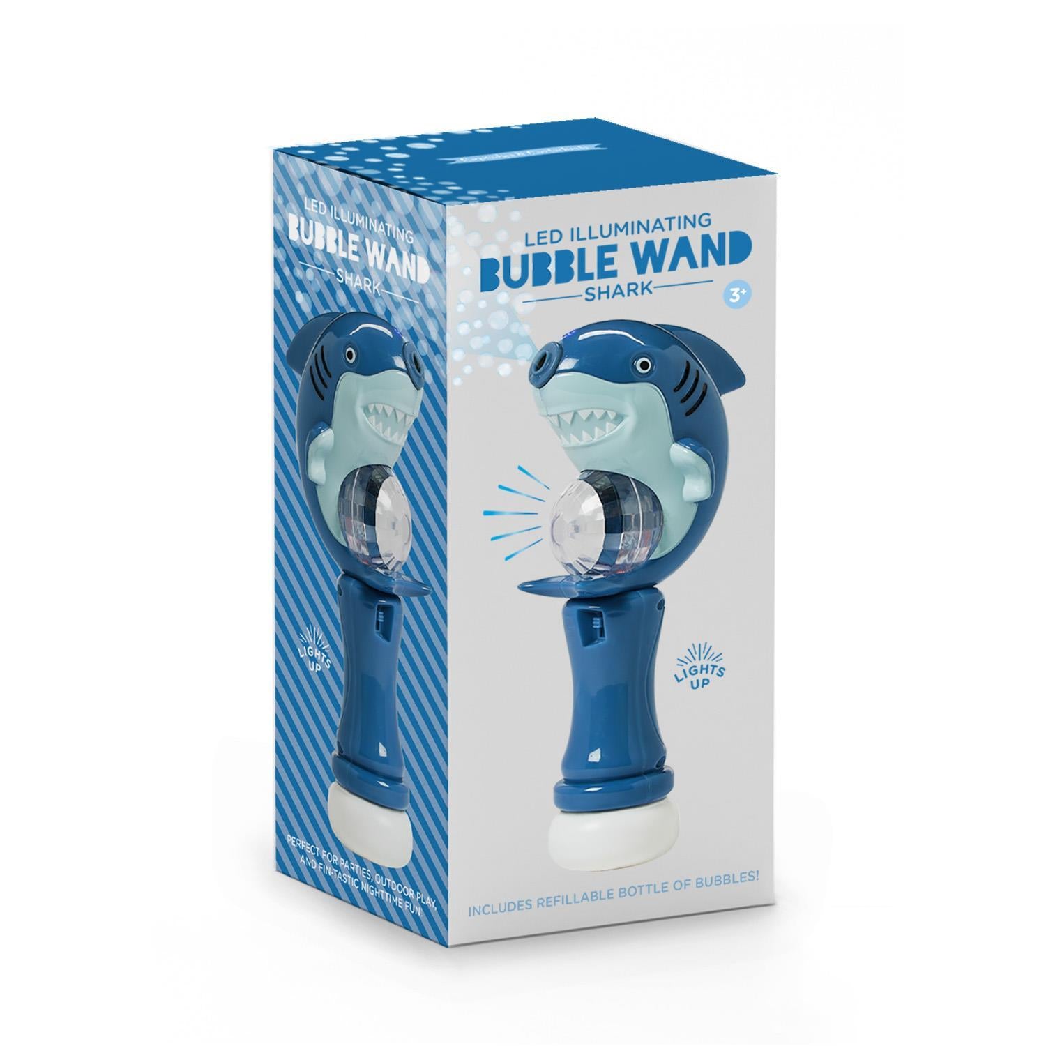 LED Illuminating Bubble Wand Blower - Shark