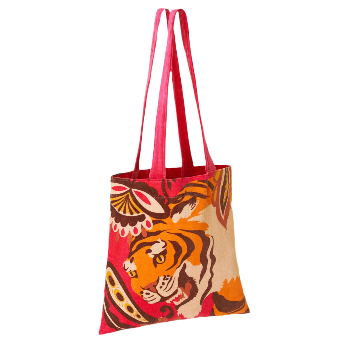 Roaring Tiger Velvet Tote Bag