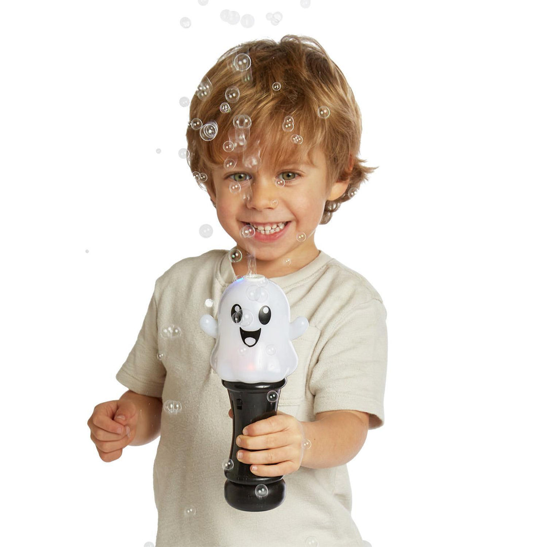 Glow In The Dark Ghost Illuminating Bubble Wand Blower