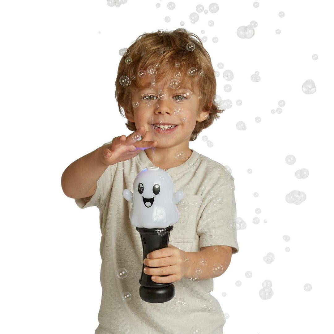 Glow In The Dark Ghost Illuminating Bubble Wand Blower