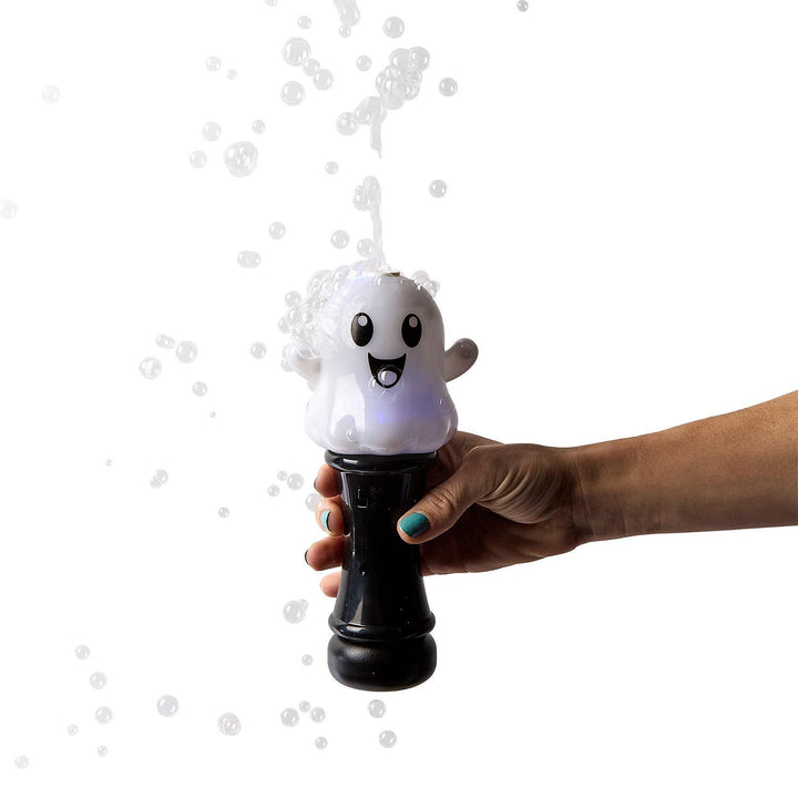 Glow In The Dark Ghost Illuminating Bubble Wand Blower