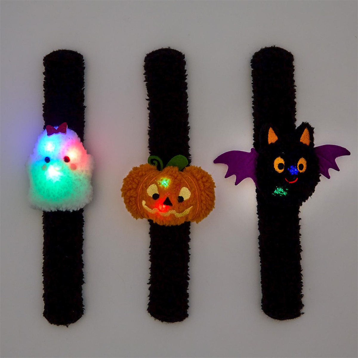 Spooky Plush Light Up Safety Bracelet - Ghost