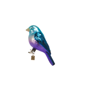 Blue Clip-On Fantasy Bird Ornaments - Large