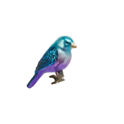 Blue Clip-On Fantasy Bird Ornaments - Small