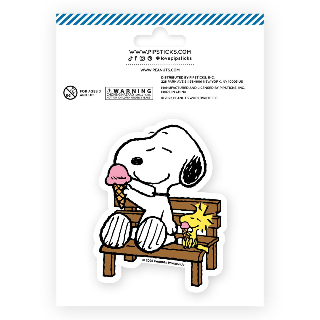Peanuts Ice Cream Scratch 'N Sniff Sticker