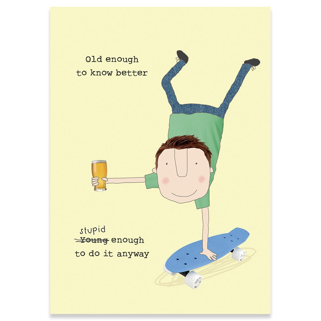Old Enough Birthday Card
