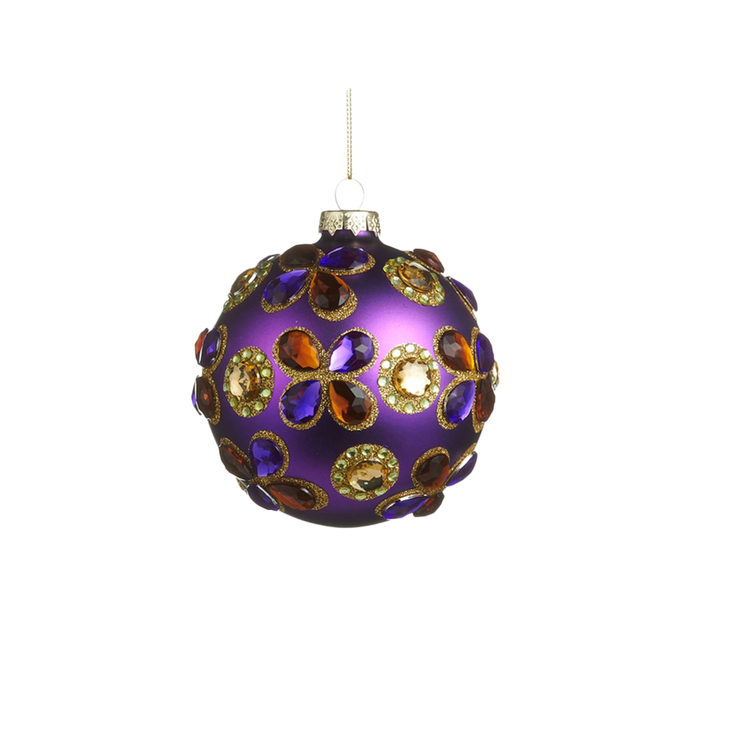 Jewel Ornament - Purple