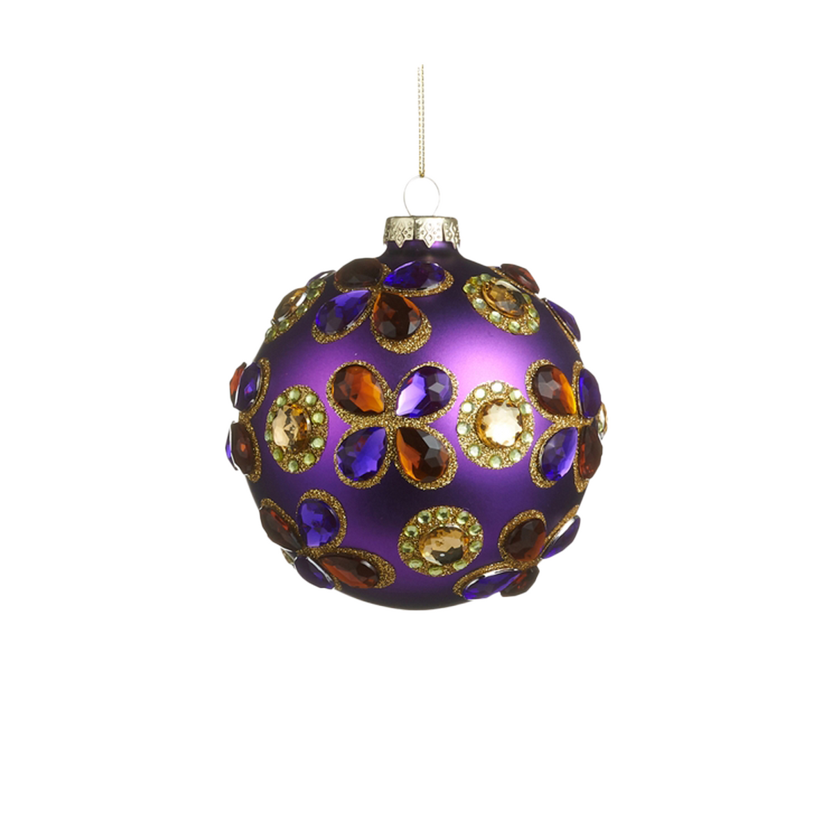 Jewel Ornament - Purple