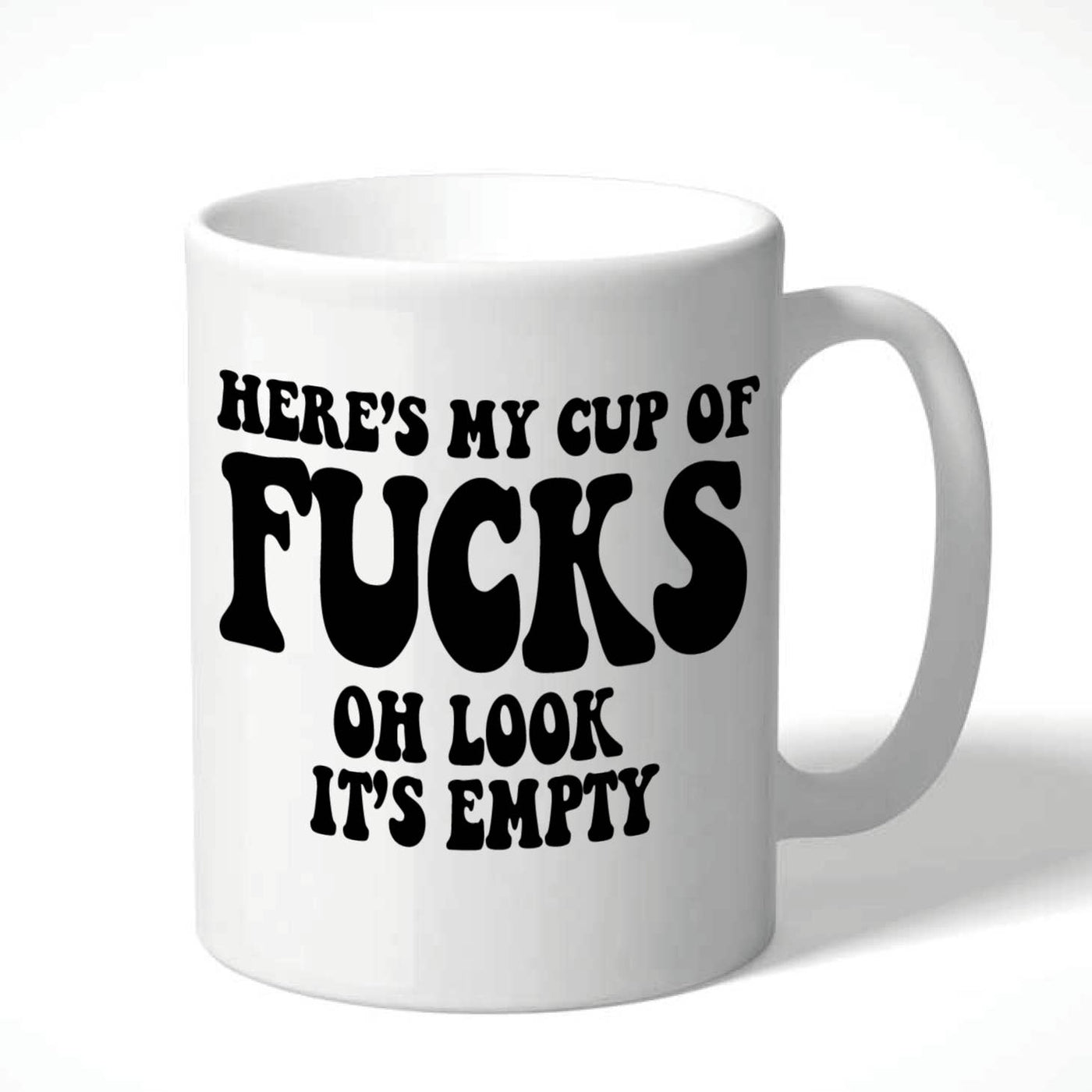 Here's My Cup Of Fucks Mug