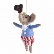 Circus Elephant Ornaments - Top Hat