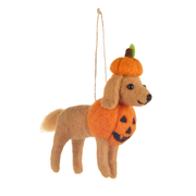 Halloween Dog Ornament - Pumpkin