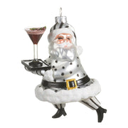 Espresso Service Santa Ornament