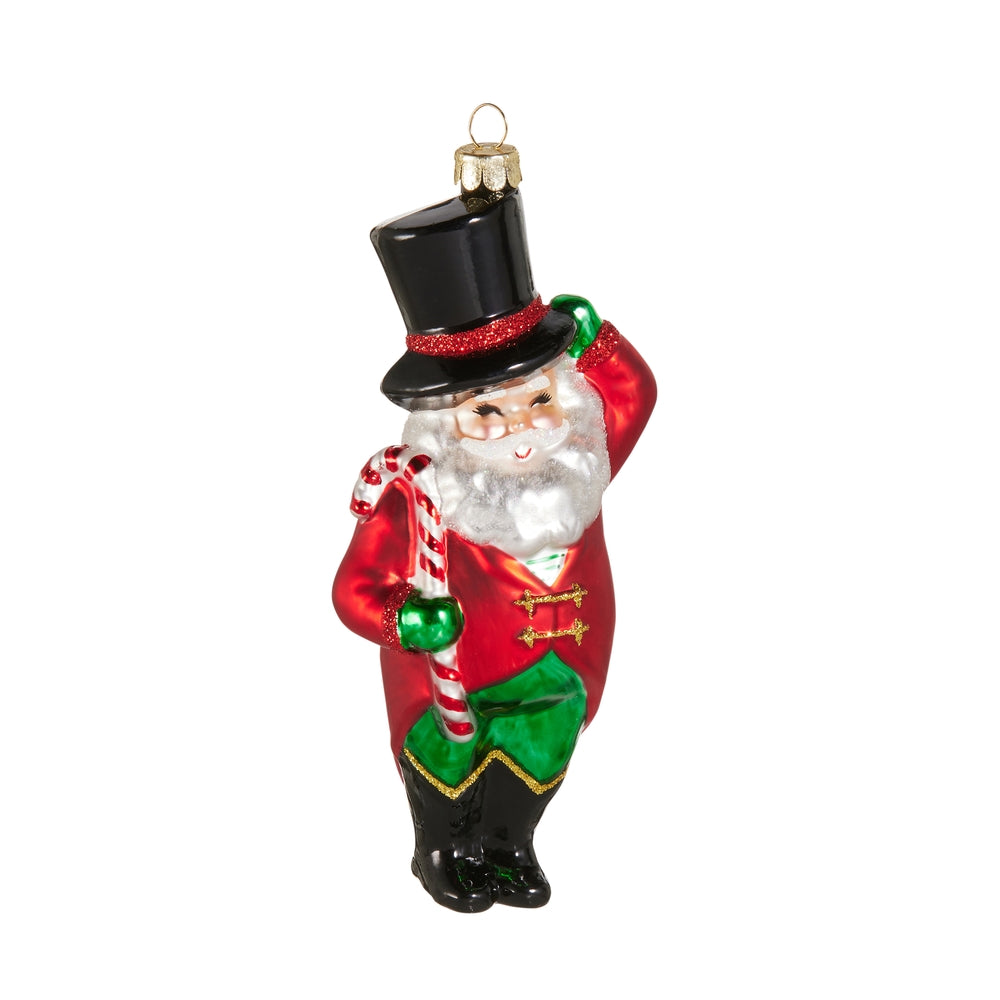 Holiday Circus Santa Ornament