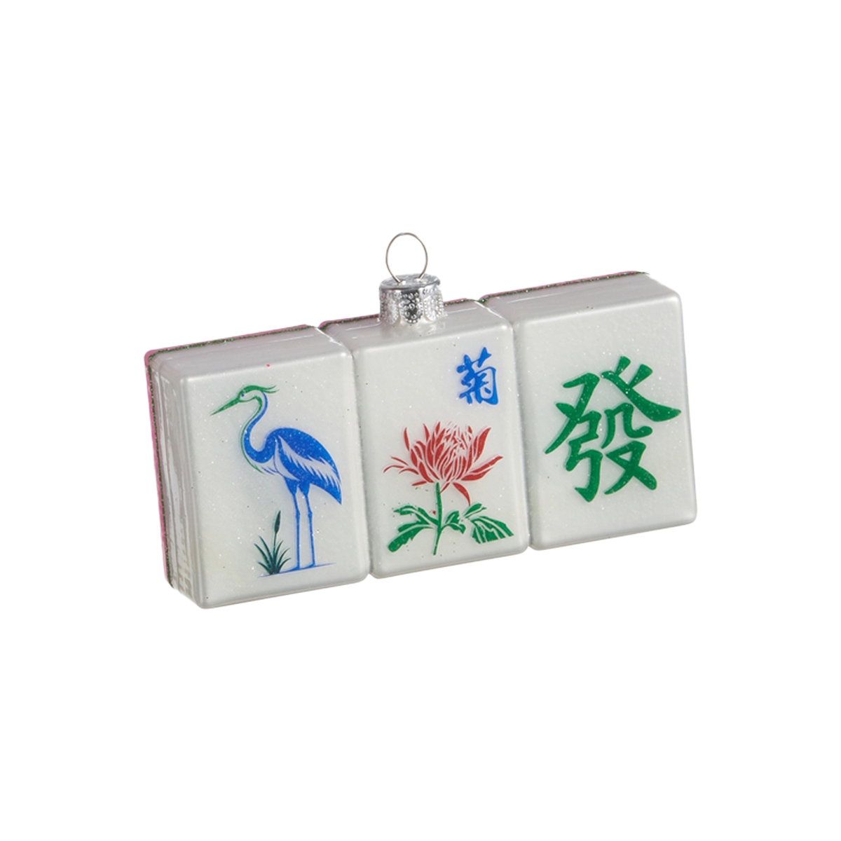 Mahjong Ornament - Crane