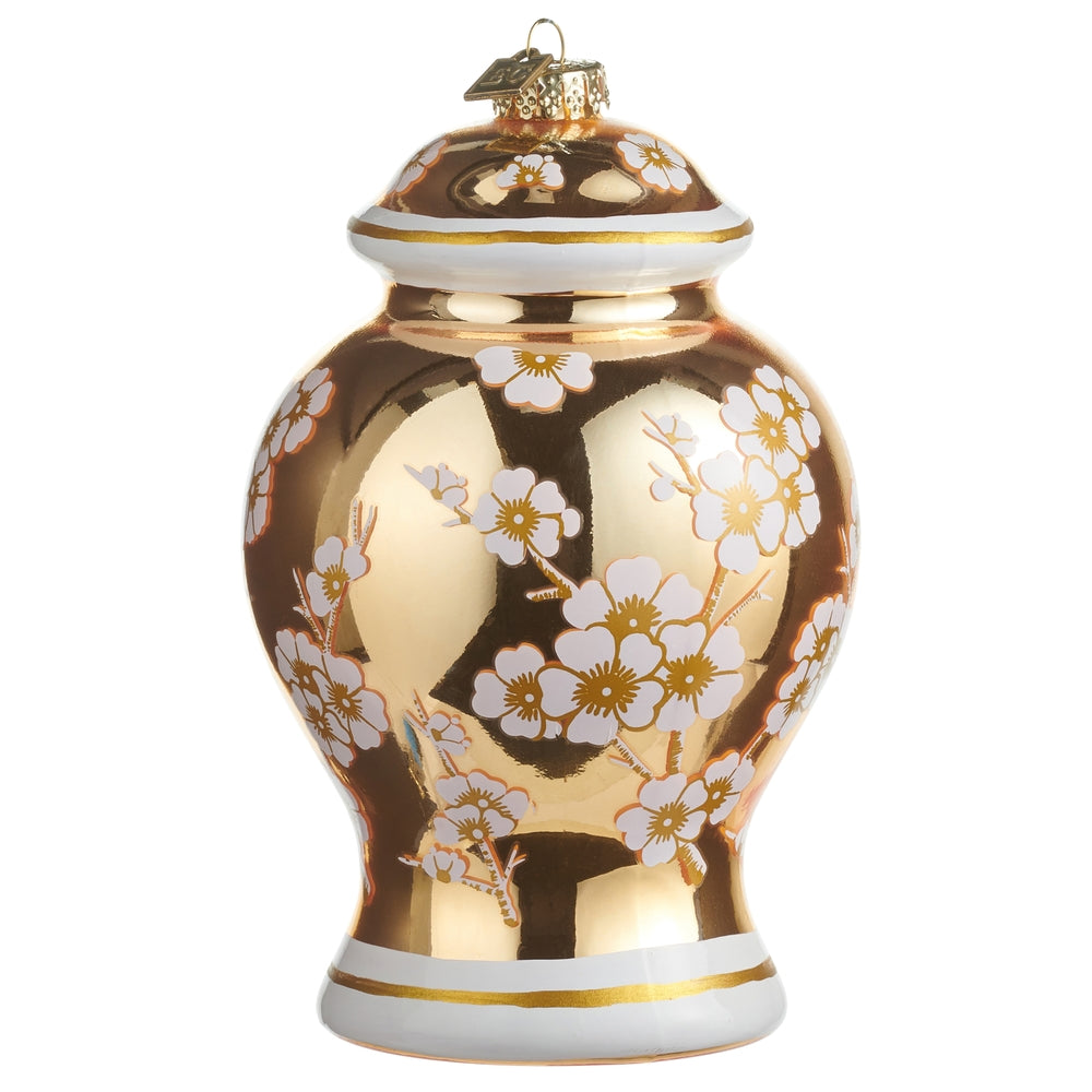 Golden Ginger Jar Ornament