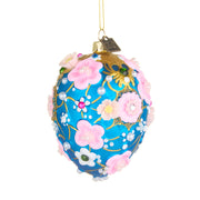 Floral Egg Ornament