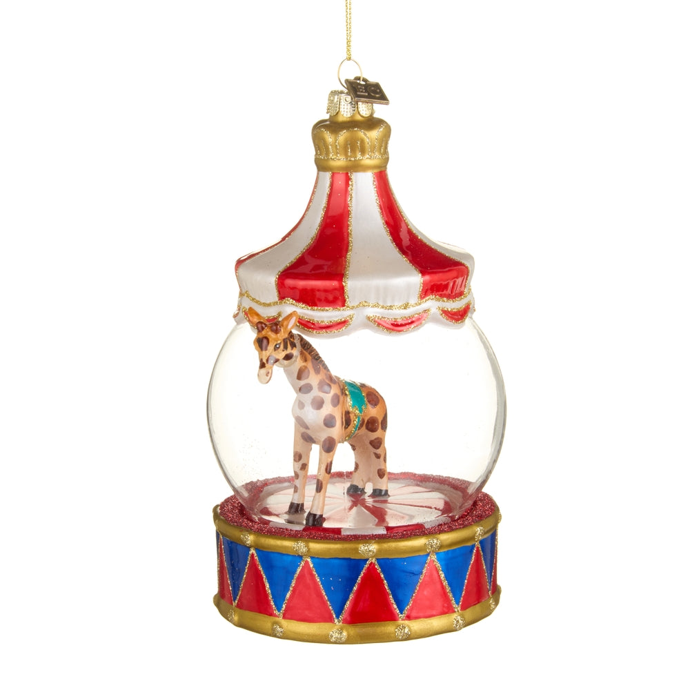 Carnival Globe Giraffe Ornament