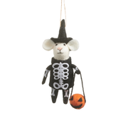 Costume Mouse Ornament - Skeleton