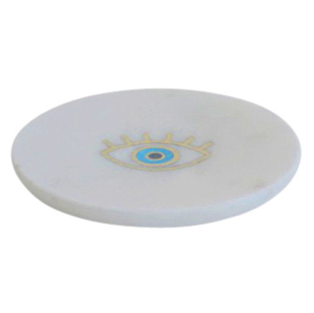 Inlaid Marble Tray - Eye
