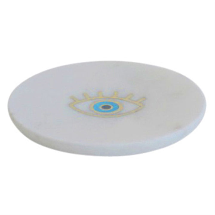 Inlaid Marble Tray - Eye