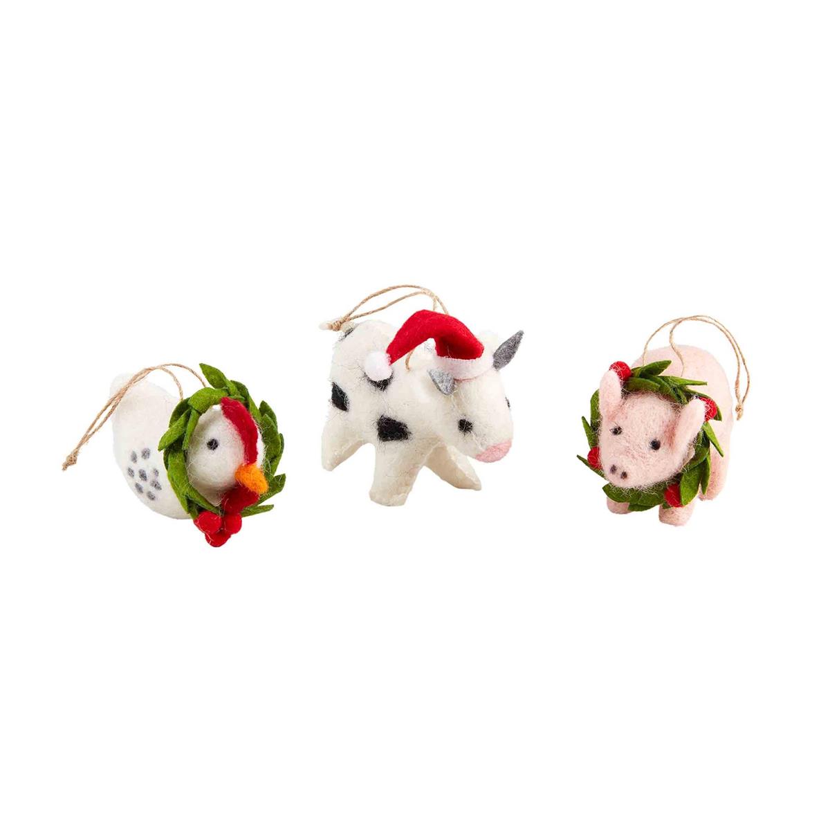 Farm Ornament Set