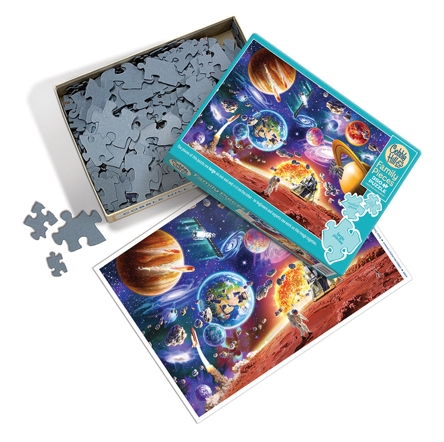 Space Travels Family Jigsaw Puzzle - 350 Pieces