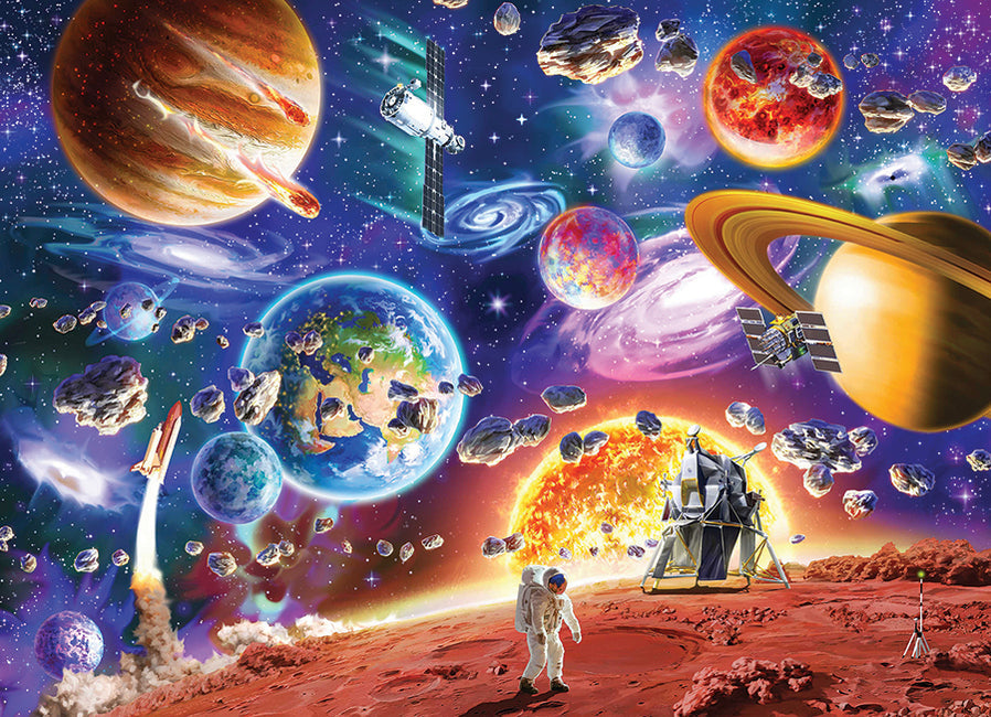 Space Travels Family Jigsaw Puzzle - 350 Pieces