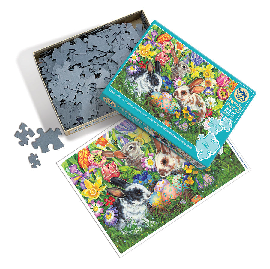 Easter Bunnies Family Jigsaw Puzzle - 350 Pieces