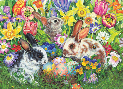 Easter Bunnies Family Jigsaw Puzzle - 350 Pieces