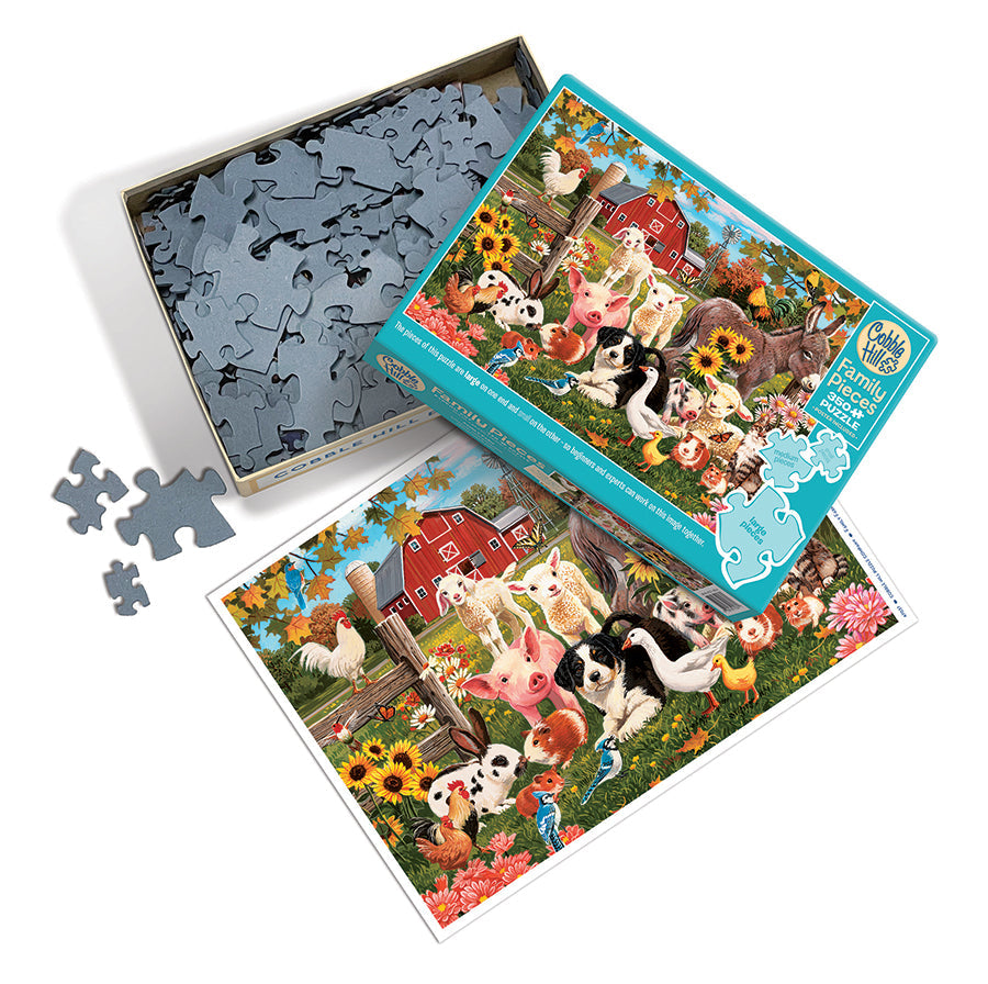 Family Farm Family Jigsaw Puzzle - 350 Pieces