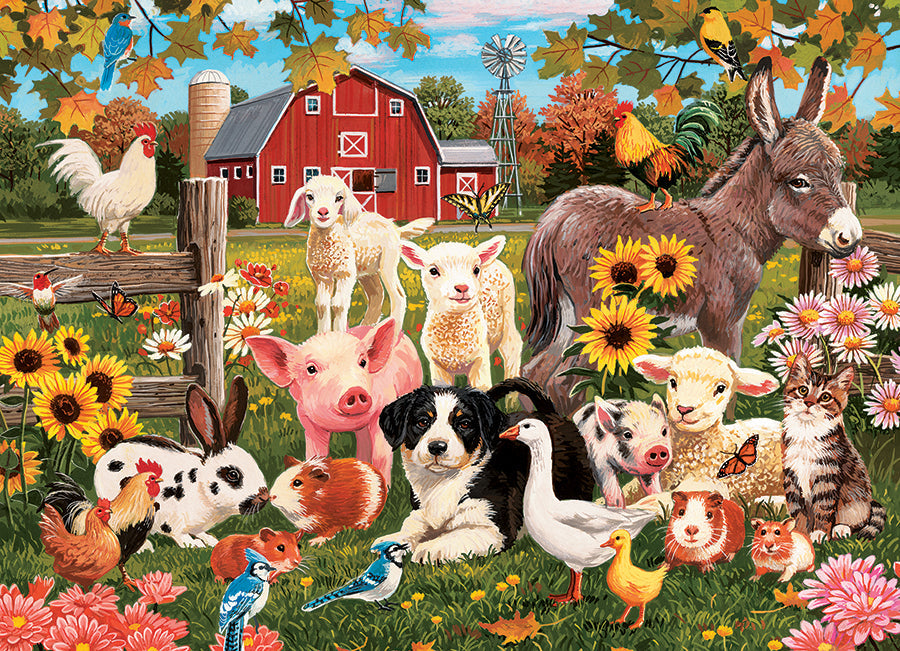 Family Farm Family Jigsaw Puzzle - 350 Pieces