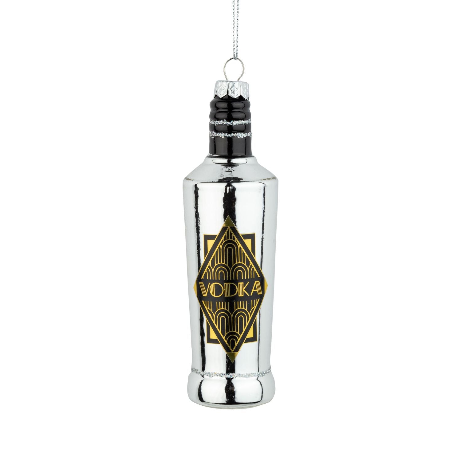 Vodka With Art Deco Graphics Ornament