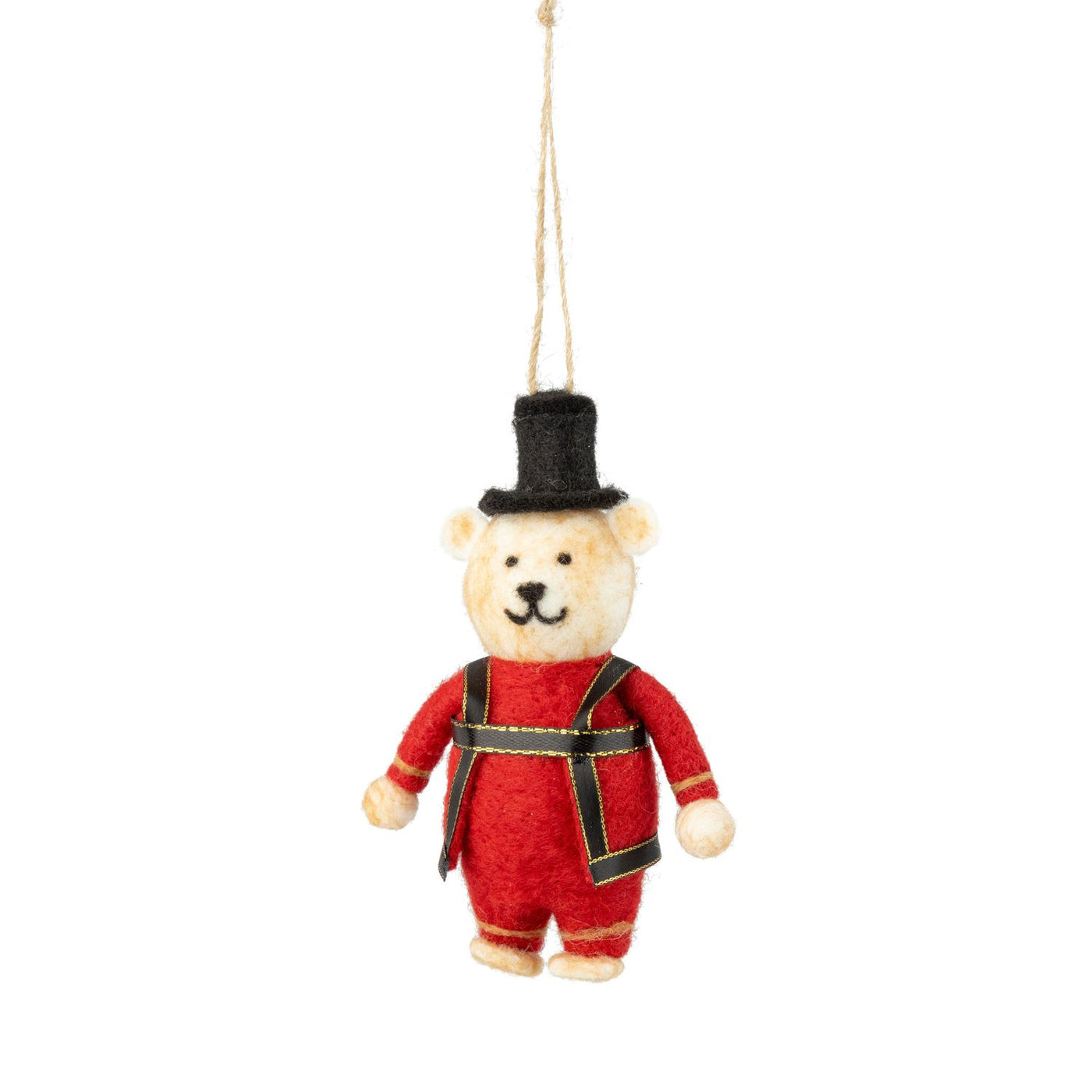 King's Guard Bear Felt Ornament