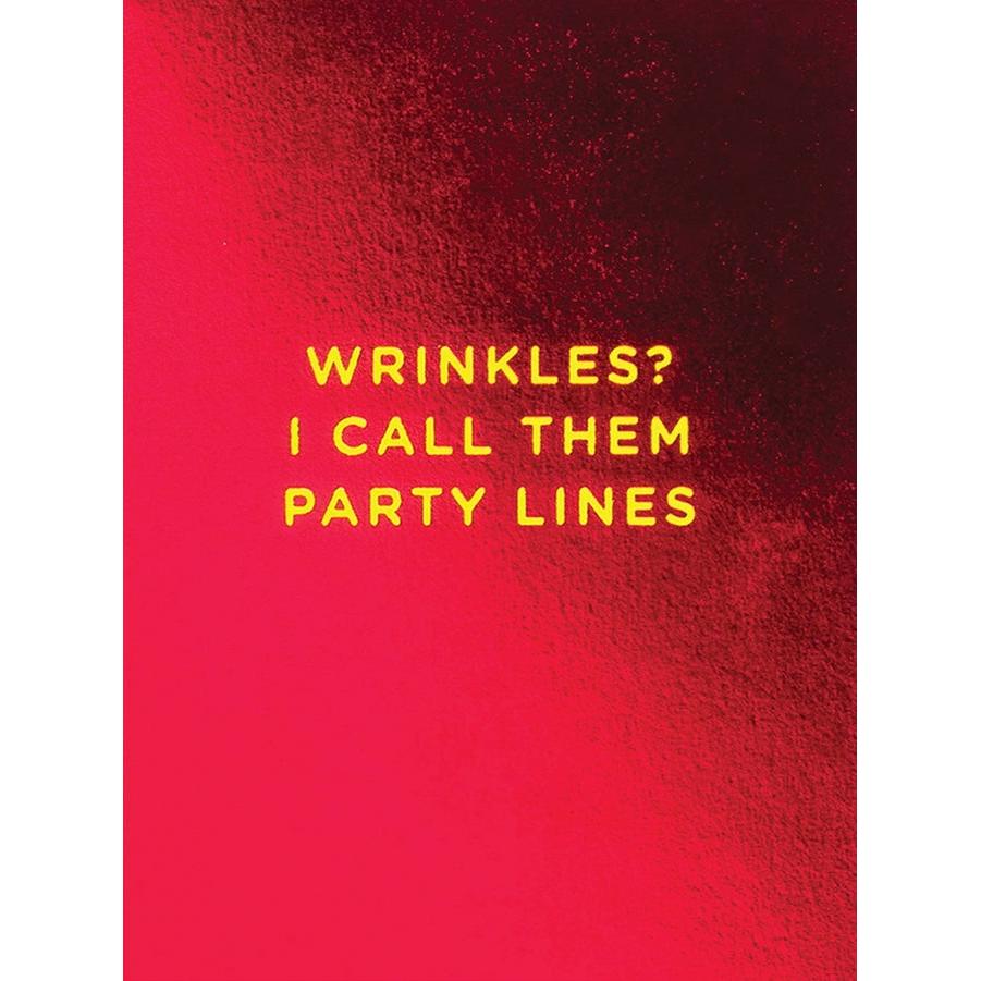 Wrinkles Birthday Card - Just Fabulous Palm Springs