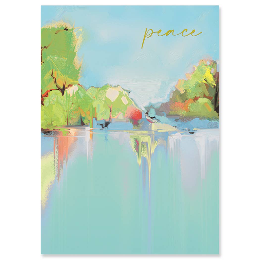 Morning Lake Greeting Card